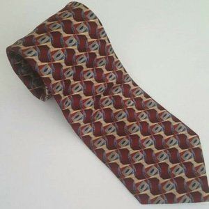 3/$20 Villa Roma Italy Vintage Silk Tie ☮️